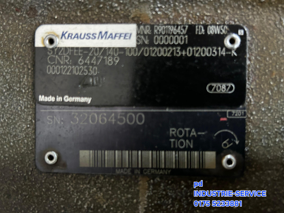 Voith Rexroth Hydraulikpumpe R901196457 KM 6447189 / 6444405 / 6446988