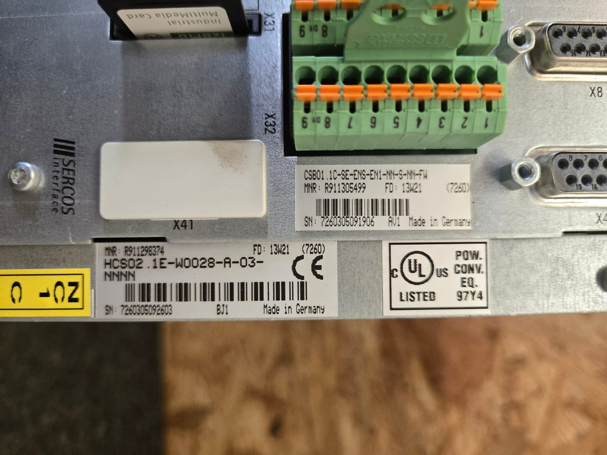 Rexroth Indra Drive C R911305499 / R911298374