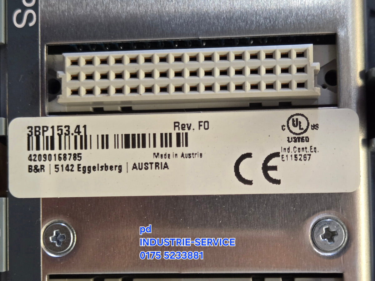 B&R Rückwandmodul 3BP153.41 18 Steckplätze