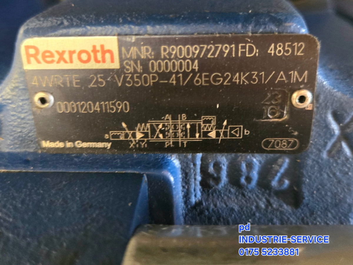 Rexroth Ventil 4WRTE 25 V350P-41 R900972791 FD / R900891138