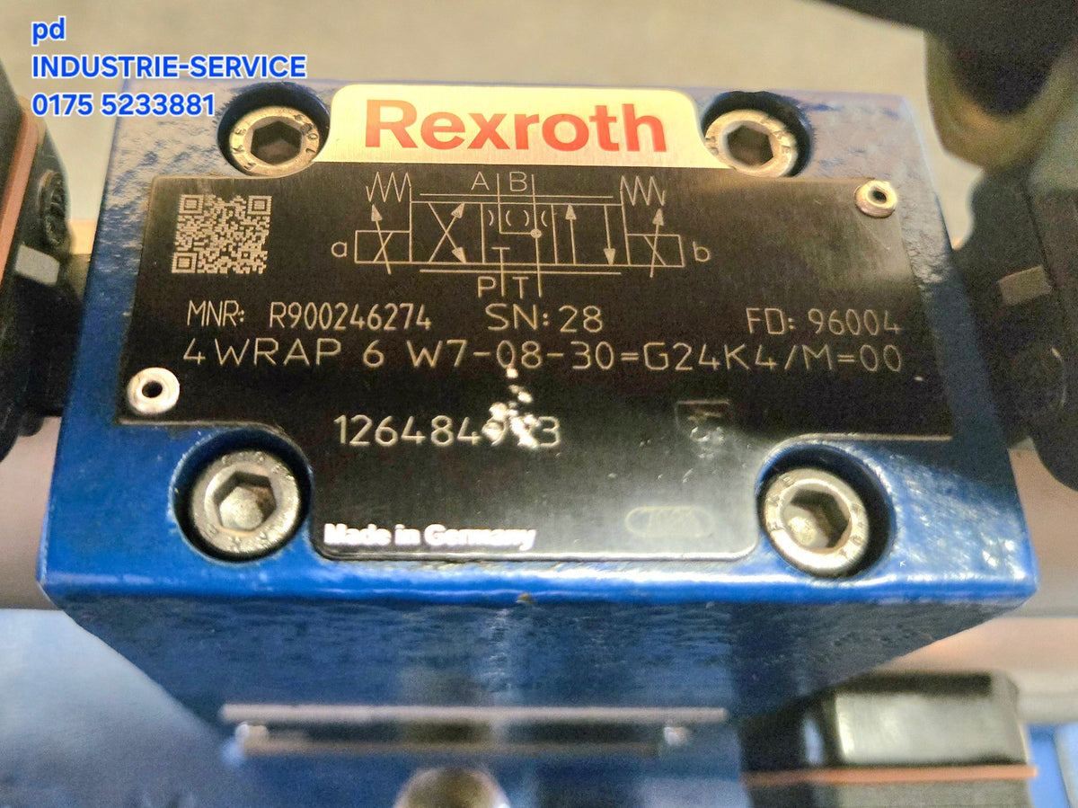 Rexroth Ventil 4WRKE 32W000L-35 R900718601 / 4WRAP 6 W7 R900246274 für ENGEL SGM