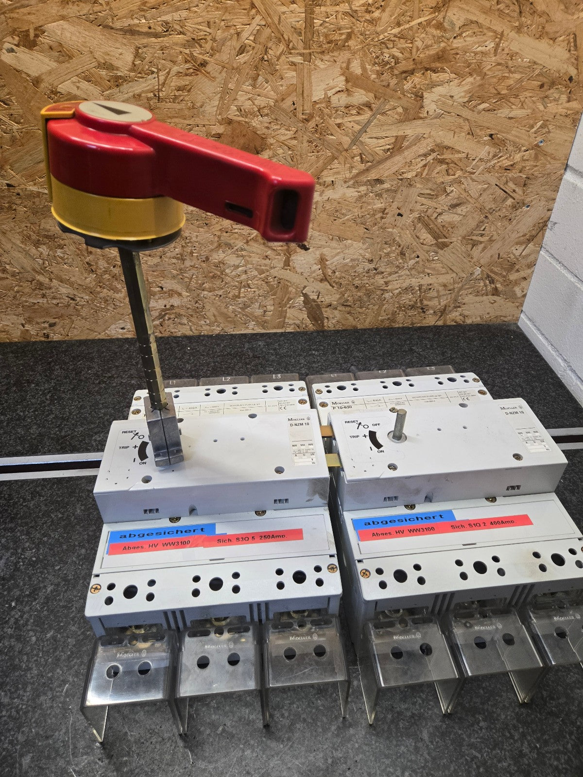 Hauptschalter Moeller P10-630 & P10-400