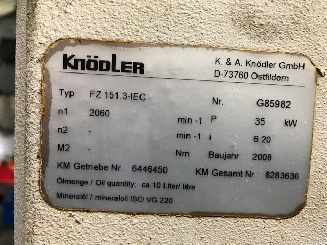 Knödler Getriebe FZ 151.3-IEC für Krauss Maffei Spritzgießmaschinen