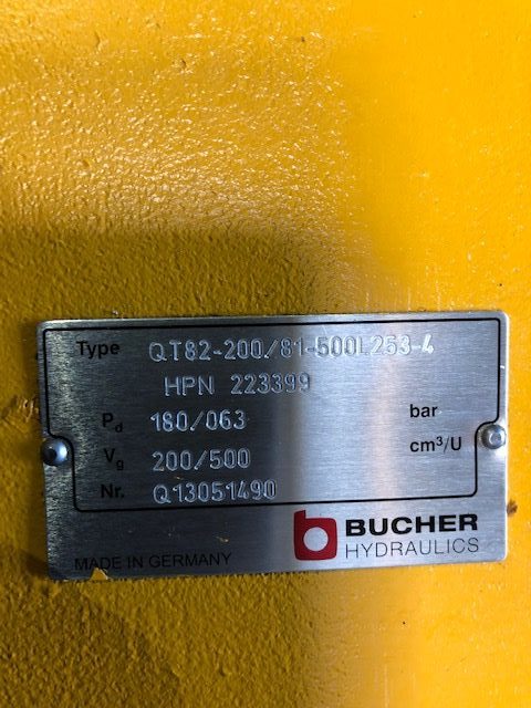 Hydraulikpumpe Bucher QT82-200/81-500 L253-4 HPN 223399